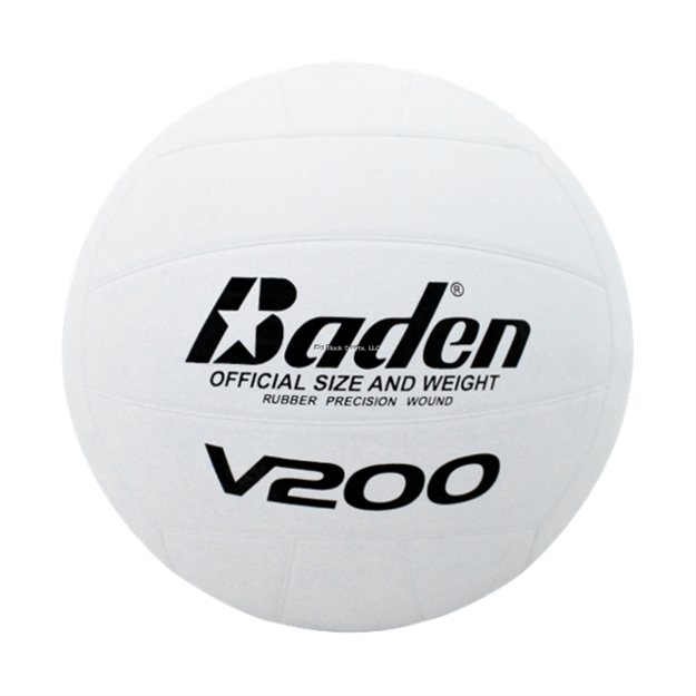 Picture of Baden Official Size Rubber Volleyball - White