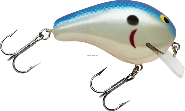 Picture of Bagley Lures Balsa B Crankbait, 2 1/2", 7/16 Oz, Blue White Orange