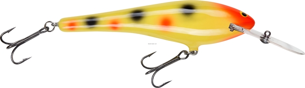 Picture of Bagley Lures Bang-O-B Diving/Trolling Plug 5.25" 1 1/2Oz, 15 - 20', Yellow W/Dots