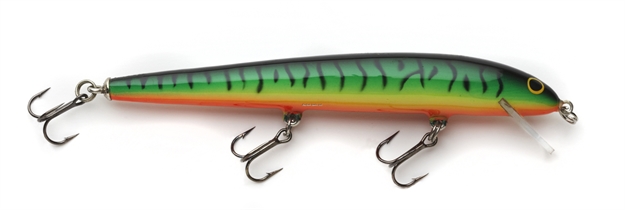 Picture of Bagley Lures Bang-O-Lure Balsa Minnow, 5 1/4", 3/8 Oz, Hot Tiger