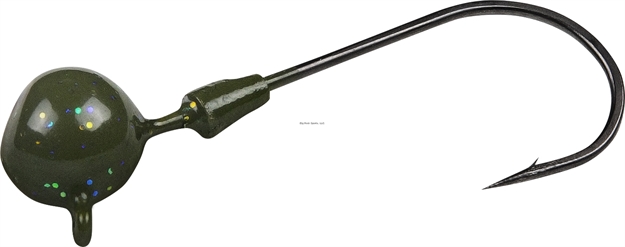Picture of Bagley Lures Shaky Jig Head, 3/16 Oz, Green, 5/Pack