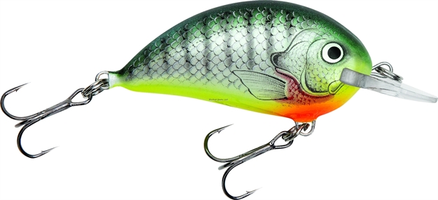 Picture of Bagley Lures Shallow Sunny B Balsa Crankbait, 2", 3/8 Oz, Chartreuse Bluegill