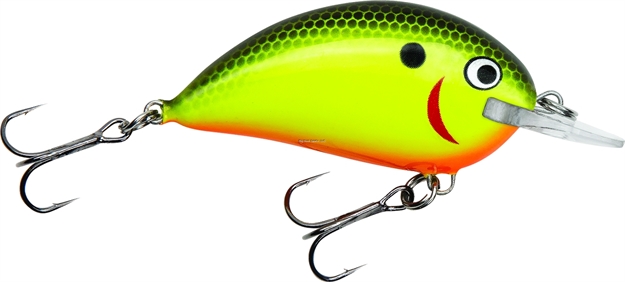 Picture of Bagley Lures Shallow Sunny B Balsa Crankbait, 2", 3/8 Oz, Chartreuse Shad