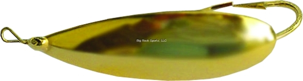 Picture of Bagley Lures Weedless Spoon, 1/8 Oz, Gold Plated Mirror Finish