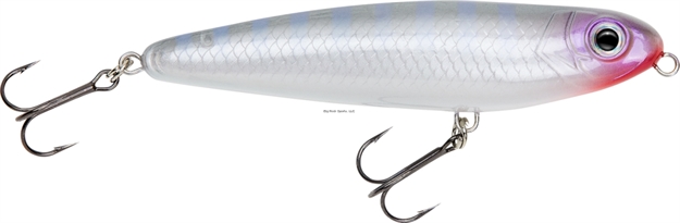Picture of Bagley Lures Rattlin' Finger Mullet Topwater Lure, 3 1/2", 3/8 Oz, Glass Minnow