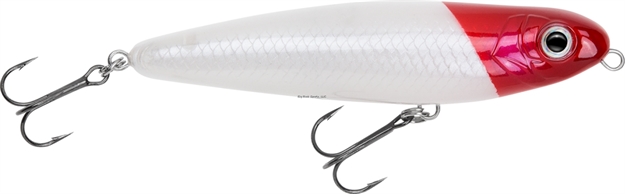 Picture of Bagley Lures Rattlin' Finger Mullet Topwater Lure, 3 1/2", 3/8 Oz, Red Head