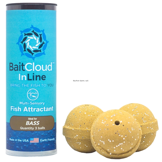 Picture of Bait Cloud Inline Bass Formula, Attaches TO Fishing Line