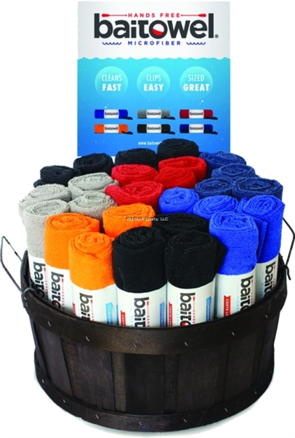 Picture of Baitowel Bt-48 48 PC Fishing Towel Assortment W/Basket