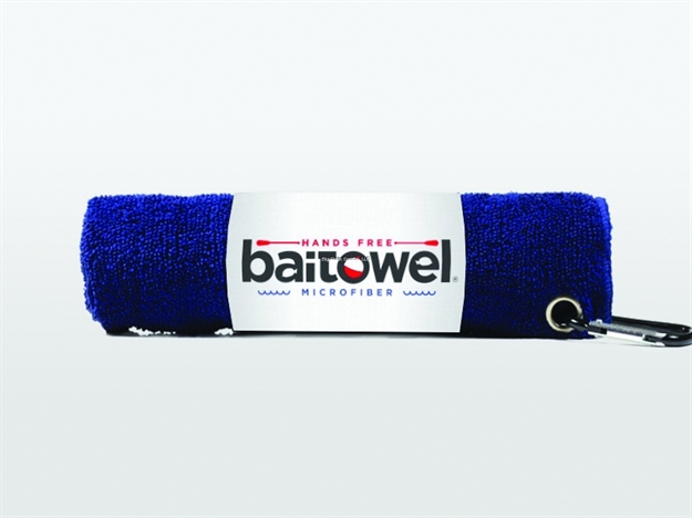 Picture of Baitowel Fishing Towel W/Clip Navy Blue