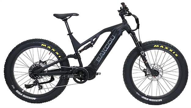 Picture of  Bakcou E-Bikes Bsc19bb21 Scout Large Matte Black 19" Frame, 11 Speed Sram Nx, 11-42T Rear Cassette Bafangultra Mid-Drive Motor 673926586950