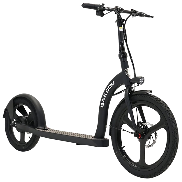 Picture of Bakcou E-Bikes S-Mb-B Badger  Matte Black, 36V/350W Motor, 15 Mph Speed SMBB