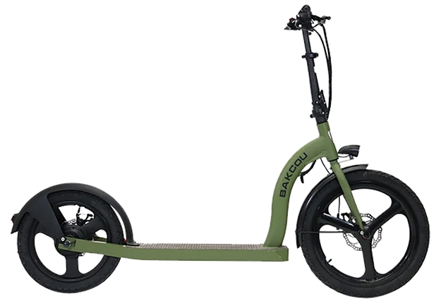 Picture of Bakcou E-Bikes S-Mb-R Badger  Sage Green 36V/350W Motor, 15 Mph Speed SMBG