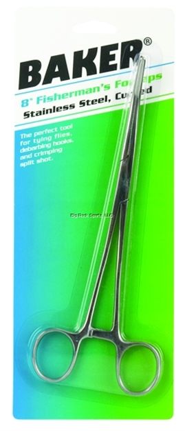 Picture of Baker 8" Forceps Curved Tip
