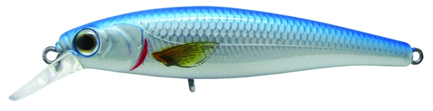 Picture of Baker Suspending Jerk Bait, 2 1/2", 1/4 Oz, Blue Chrome