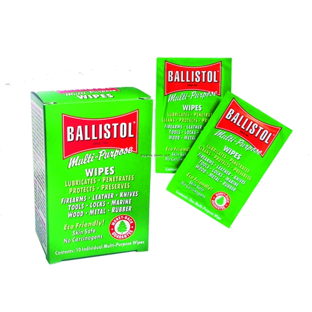 Picture of Ballistol Multi-Purpose Oil Wipes (10 Pack) 120106 760858120106