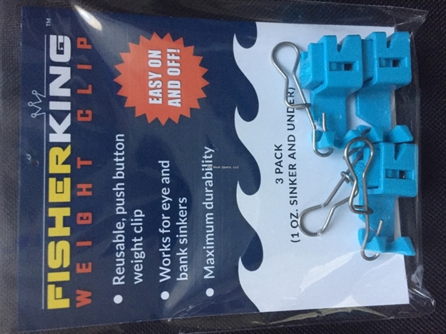 Picture of Balloon Fisher King Weight Clip - 3 Pack (1 OZ Weight And Under)