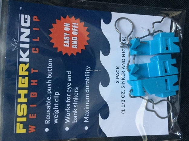 Picture of Balloon Fisher King Weight Clip - 3 Pack (Over 1 OZ Weight Size)