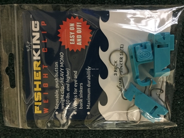 Picture of Balloon Fisher King Weight Clip / Heavy Mono - 3 Pack (Large Weight)