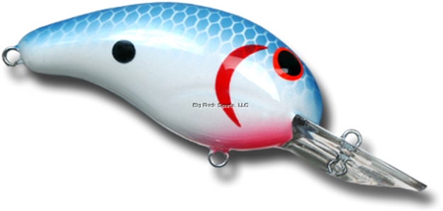 Picture of Bandit Lures 200 Series Crankbait, 2", 1/4 Oz, Pearl/Blue Back, Floating