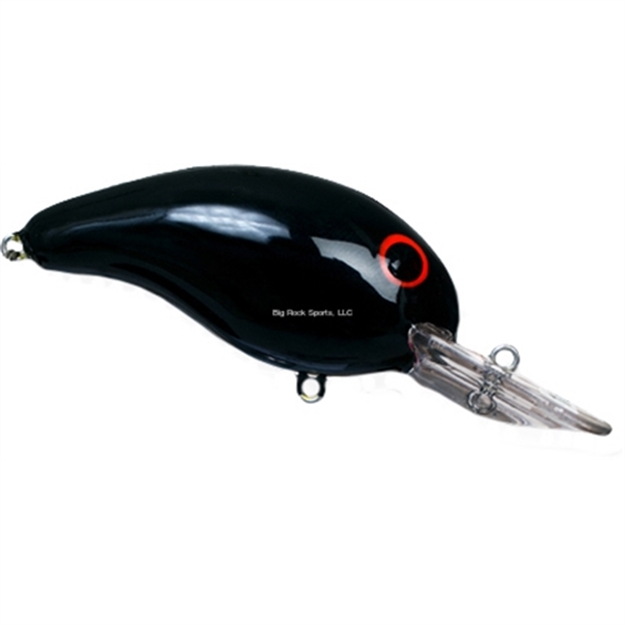 Picture of Bandit Lures 300 Series Crankbait, 2", 3/8 Oz, Solid Black, Floating BDT318