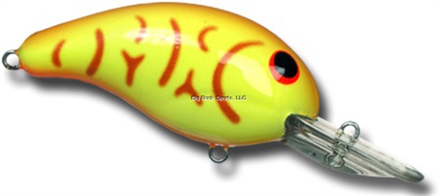 Picture of Bandit Lures 300 Series Crankbait, 2", 3/8 Oz, Spring Crawfish/Chartreuse, Floating