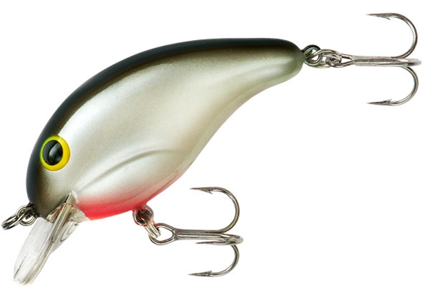 Picture of Bandit Lures 100 Series Crankbait, 2", 1/4 Oz, Pearl/Blackback, Floating BDT103