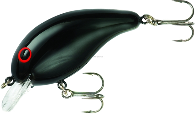 Picture of Bandit Lures 100 Series Crankbait, 2", 1/4 Oz, Solid Black, Floating