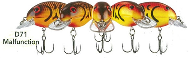 Picture of Bandit Lures 200 Series Crankbait, 2", 1/4 Oz, Malfunction, Floating BDT2D71