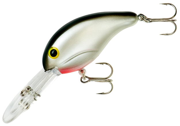 Picture of Bandit Lures 300 Series Crankbait, 2", 3/8 Oz, Pearl/Blackback, Floating BDT303