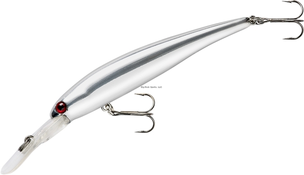 Picture of Bandit Lures B-Shad Casting/Trolling Plug, 3.50", 1/3Oz, Chrome/Red Eye