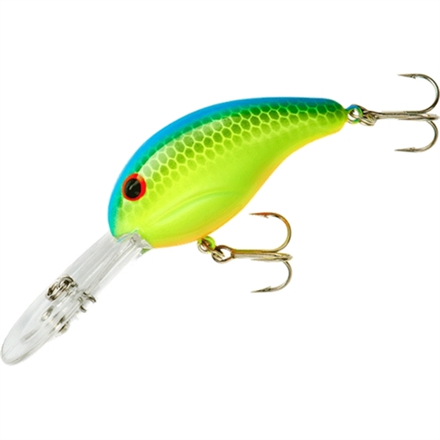 Picture of Bandit Lures 300 Series Crankbait, 2", 3/8 Oz, Chartreuse/Blue Back, Floating BDT336