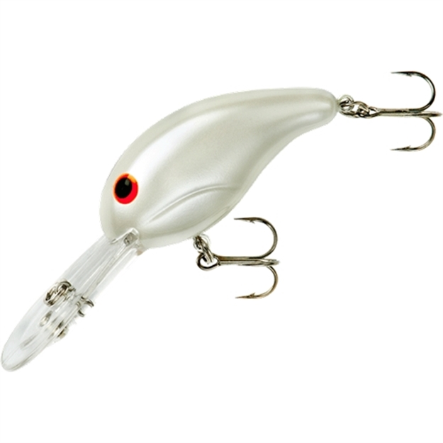 Picture of Bandit Lures 300 Series Crankbait, 2", 3/8 Oz, Pearl/Red Eye, Floating BDT309