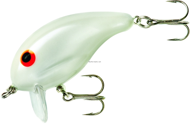Picture of Bandit Lures Footloose Wake Bait, 2", 1/4 Oz, Pearl/Red Eye, Floating