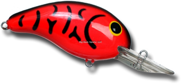 Picture of Bandit Lures Footloose Wake Bait, 2", 1/4 Oz, Red Crawfish, Floating
