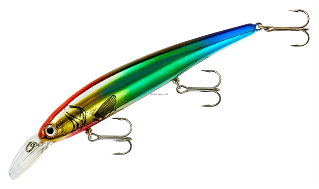 Picture of Bandit Lures Shallow Walleye Jerkbait, 4.75", 5/8Oz, Green Clown