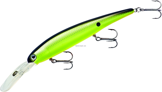 Picture of Bandit Lures Walleye Deep Trolling Plug, 4 3/4", 5/8 Oz, Chartreuse/Pearl Scales