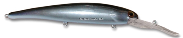 Picture of Bandit Lures Walleye Deep Trolling Plug, 4 3/4", 5/8 Oz, Chrome/Black