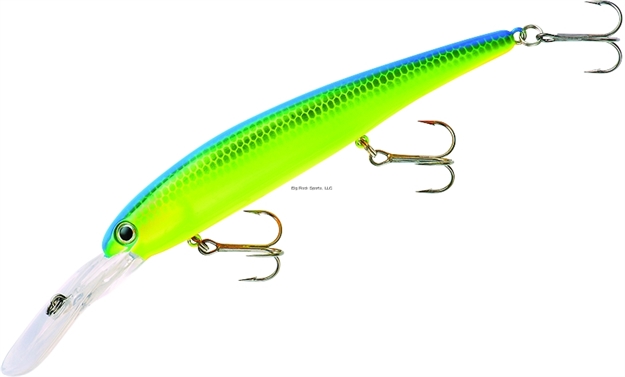 Picture of Bandit Lures Walleye Deep Trolling Plug 4.75", 5/8Oz, Chartreuse/Blue Back