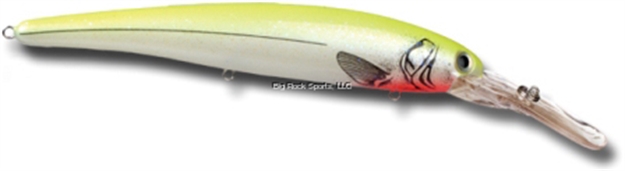 Picture of Bandit Lures Walleye Deep Trolling Plug, 4.75", 5/8Oz, Pearl Chartreuse Back