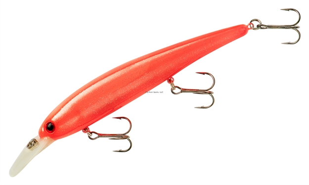 Picture of Bandit Lures Walleye Shallow Jerkbait, 4-3/4", 5/8Oz, Pink/Silver Sparkle