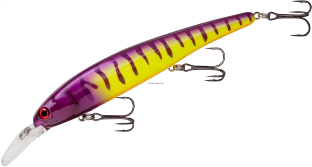 Picture of Bandit Lures Shallow Walleye Jerkbait, 4.75 In, 5/8 Oz, Electric Zebra BDTWBS1B18