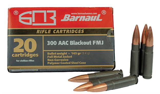 Picture of Barnaul Ammo - Mks Barnaul 300Aac BO 145Ge Fmj Stl Poly 500