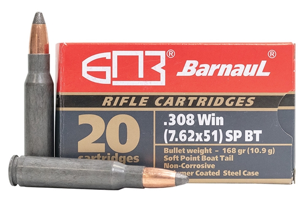 Picture of Barnaul Ammo - Mks Barnaul 308 Win 168Grstbt Stl/Poly 500Rd