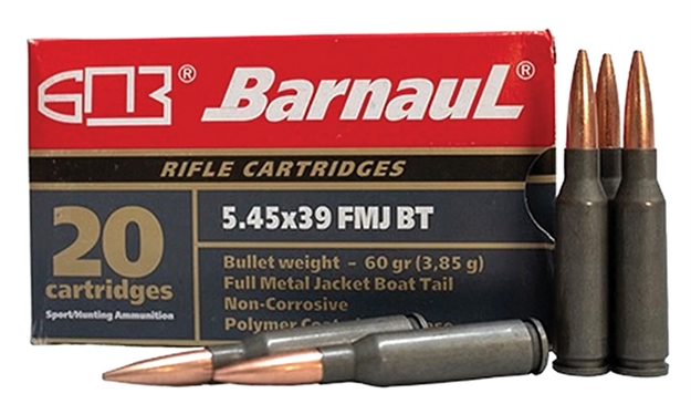 Picture of Barnaul Ammo - Mks Barnaul 5.45X39 60Gr Fmjbt Stl/Pol 500Rd