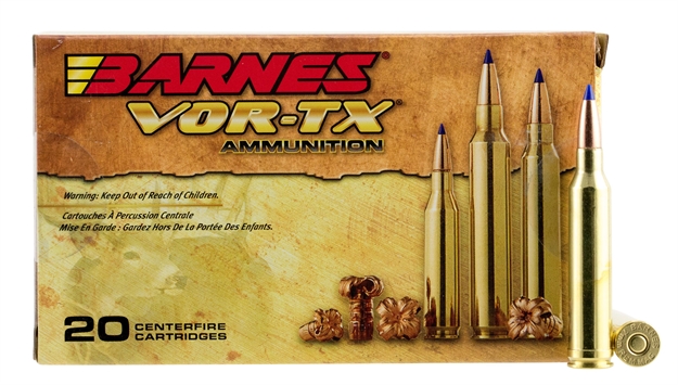 Picture of Barnes Bullets 21526 Vor-Tx Rifle 7Mmrem Mag 140Gr Tipped Tsx Boat Tail 20 Per Box/10 Case 716876028443