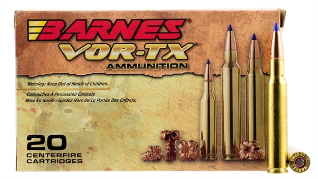 Picture of Barnes Bullets 21565 Vor-Tx Rifle 30-06Springfield 168Gr Tipped Tsx Boat Tail 20 Per Box/10 Case 716876130672