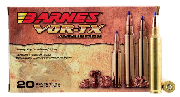 Picture of Barnes Bullets 21571 Vor-Tx Rifle 300Rum 165Gr Tipped Tsx Boat Tail 20 Per Box/10 Case 716876130269
