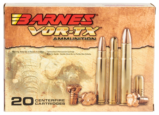Picture of  Barnes Bullets 22018 Vor-Tx Safari 416Rem Mag 400Gr Round Nose Banded Solid 20 Per Box/10 Case 716876141685