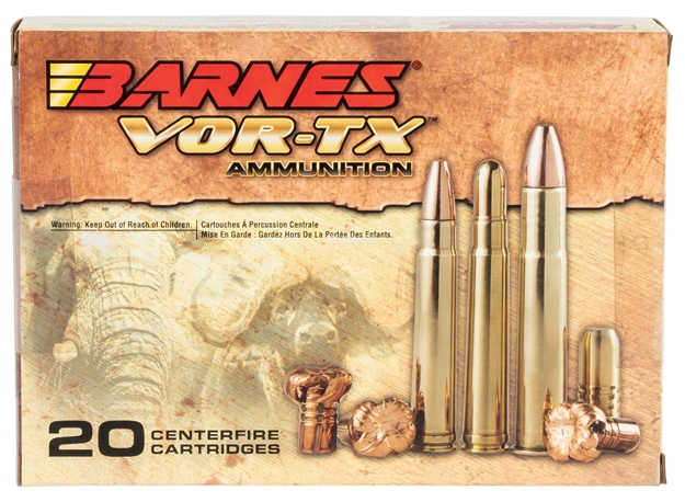 Picture of  Barnes Bullets 22030 Vor-Tx Safari 470Nitro Express 500Gr Barnes Tsx Flat Base 20 Per Box/10 Case