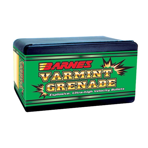 Picture of  Barnes Bullets 30171 Varmint Grenade Ultra High Velocity 22Cal 36Gr Flat Base Hollow Point 100/Box